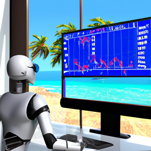 Forecasting market trends using trading robots.